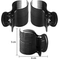 thumbnail image 2 of Hot Roller Clips Hair Curler Claw Clips Replacement Roller Clips for Women Girls Hair Section Styling (12 Pieces, Black), 2 of 5