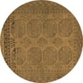 thumbnail image 1 of Ahgly Company Indoor Round Persian Brown Traditional Area Rugs, 3' Round, 1 of 4