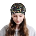thumbnail image 5 of KLL Snake And Flower Pirnt Wicking Running Beanie Head Wrap Cycling Bandana for Men Women, 5 of 8