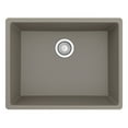 thumbnail image 2 of Karran USA QU-820-CN Quartz 24 3/8" Undermount single Basin Granite/Quartz Composite Kitchen sink, 2 of 11