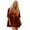Brown, variant on Womens Shirts Business Casual Fall Tops Long Sleeve Velvet Dress Button Down 3/4 Sleeve Lapel Mini Dress Womens Tshirts Trendy Khaki M