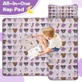 thumbnail image 4 of Cute Pitbull Terriers Dog and Flower Toddler Nap Mats for Kids Preschool,Sleeping Mat Bag or Kids,Toddler Sleeping Bag,Toddler Nap Mat or Daycare, 4 of 6