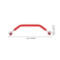 thumbnail image 2 of PTOOTP Manillar Frontal Rojo Para Motocicleta Con Barra De Seguridad Para Pasajeros Infantiles, 2 of 8