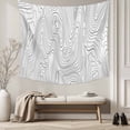 thumbnail image 5 of Geometric, Tapestry for Bedroom Wall Hanging Tapestry, Modern Abstract Stripes Mountain Line Art Ceiling Backdrop Tapestries Poster Blanket Wall Decor for Teens Room Living Room Dorm 59" x 79", 5 of 8