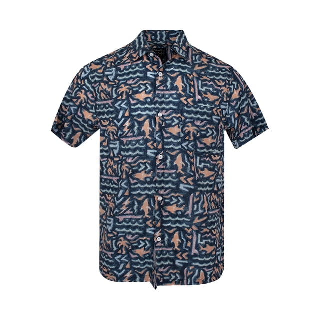 CAMISA CASUAL MANGA CORTA PARA CABALLERO MARCA MAUI & SONS