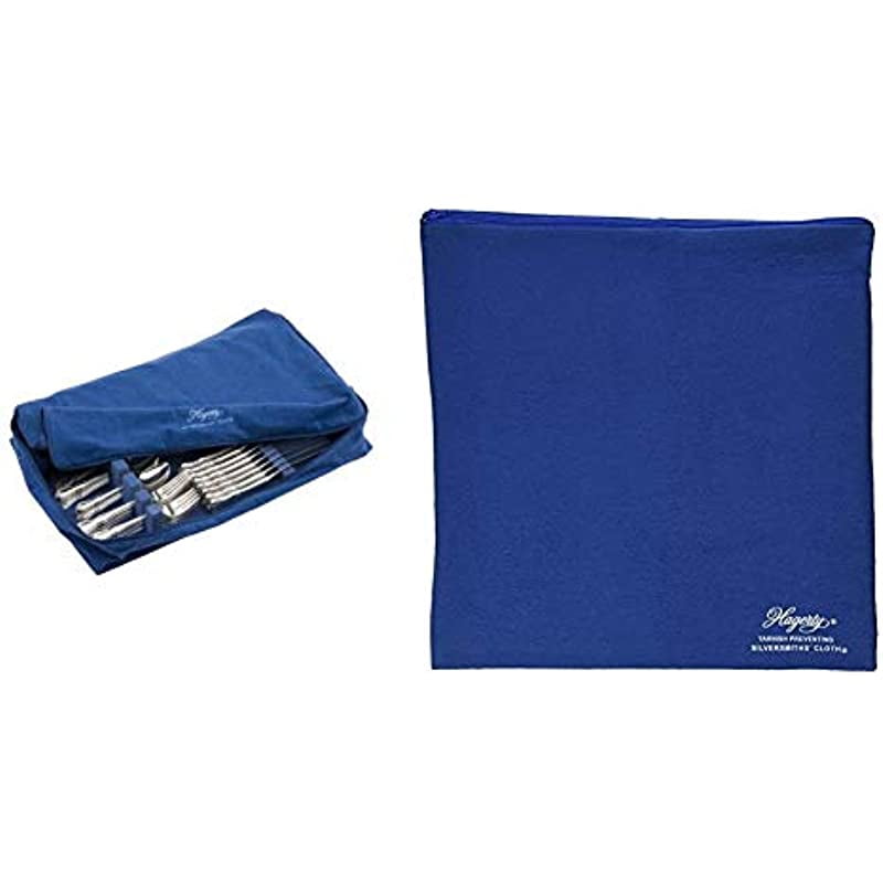 Hagerty 19111 12by19inch Zippered Drawer Liner, Blue & Hagerty 19600