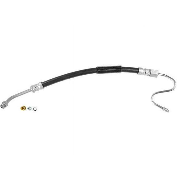 Power Steering Pressure Line Hose Assembly - Compatible with 1990 - 1992 Ford F-150 1991