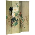 thumbnail image 6 of Oriental Furniture 6 Feet Tall Double Sided Birds in the Trees Canvas Room Divider, 6 of 7