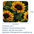 thumbnail image 5 of Sunflower Printed Gaming Mousepad Desk Mat, Non-Slip Rubber Bottom Mouse Mat 8.3x9.8 Inch - Suitable for Office and Gaming, 5 of 6