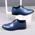 thumbnail image 1 of Zapatos de cuero de verano para hombre, zapatos formales de cuero de talla grande para hombre, zapatos de hombre con punzón hueco, 1 of 5