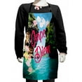 thumbnail image 1 of Saying Kids Apron, Photo of Carpe Diem Typography on Tropic Secenery with Ocean and Cliffs, Boys Girls Apron Bib with Adjustable Ties for Cooking Baking Painting, Multicolor, by Ambesonne, 1 of 2