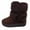 Coffee, variant on TAIAOJING Toddler Girls Spring Snow Boots Thick Soles Non- Warm Comfortable Solid Color Zipper Shoes Comfort Footwear 8.5