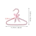thumbnail image 2 of LIFKOME 3Pcs Pink Small Size Hangers for Baby Clothes Drying, 2 of 8