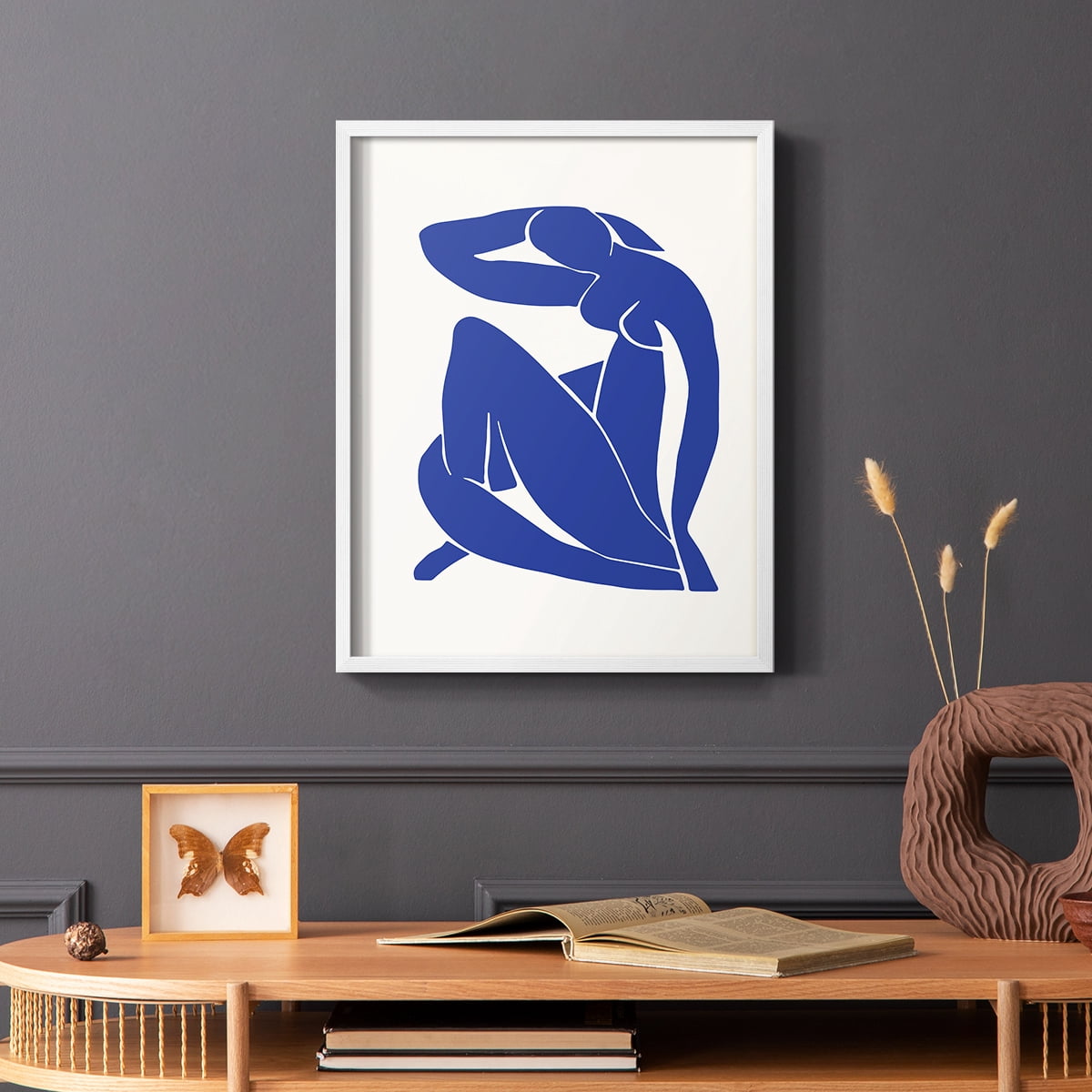 Matisse CXXXVII Framed Print in White Solid Wood 11 x 14 Framed Print
