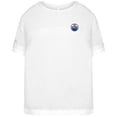 thumbnail image 2 of Women's Levelwear White Edmonton Oilers Tulip Primary Logo T-Shirt, 2 of 3