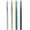 Mixed colors, variant on Black Gold Chopsticks Reusable Non-slip 4Pairs Chinese Chopsticks Stainless Steel Flatware Sushi Household Kitchen Tableware Set