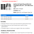 thumbnail image 2 of Ignition Coil Spark Plug and Wire Set - Compatible with 2014 - 2019 GMC Sierra 1500 2015 2016 2017 2018, 2 of 2