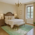 thumbnail image 7 of Addison Rugs Mayfield Premium Machine Washable Transitional Damask Green Rectangle Rug, 3' x 5', 7 of 7