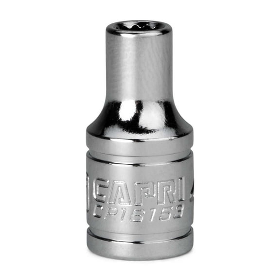 Capri Tools 4.5 mm Shallow Socket, 1/4 in. Drive, 12-point, Metric