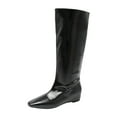 thumbnail image 3 of Women's Mid-Calf Boots Pointed Toe Heel On Fashion Comfortable Riding Boots for Extended Wide Calf Sizes, 3 of 9