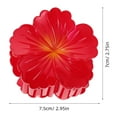 thumbnail image 2 of CRILSTYLEO 12Ud Clips De Plumeria De Plástico Duradero Con Tropical Para Estilo En Playa, 2 of 6