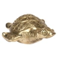 thumbnail image 4 of Brass World Big Brass Tortoise for Good Luck Showpiece Turtle Kachua Tortoise for Shree Yantra Feng Shui Vastu Long Life Career and Luck 8.5 Inches, 4 of 4