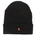 thumbnail image 5 of Mini Sailboat Embroidered Long Beanie - Black OSFM, 5 of 5