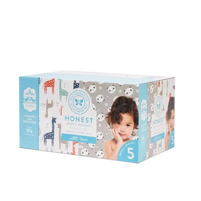 The Honest Company Disposable Diapers Giraffes & Pandas - Size 5 (100ct)