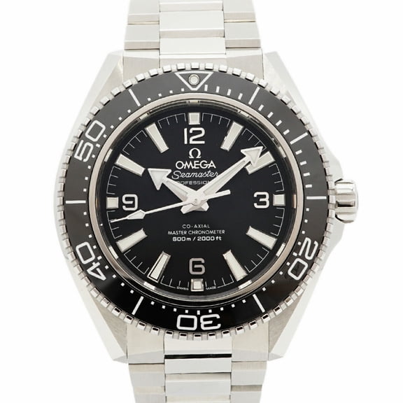 Pre-Owned Omega Seamaster Planet Ocean 217.30.42.21.01.001 Black Dial Men's Watch