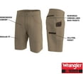 thumbnail image 7 of Wrangler Riggs Workwear Mens 10 Regular Fit Work Short 58 Regular Golden Khaki, 7 of 7
