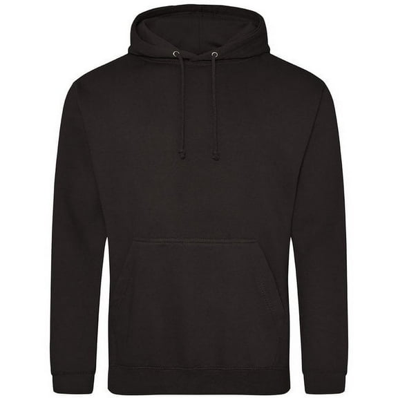 Men's 80/20 Midweight College Hooded Sweatshirt - JET BLACK - XL