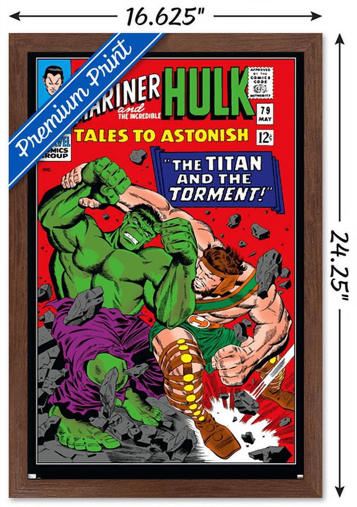 Marvel Comics - Hulk - Tales To Astonish #79 Wall Poster, 14.725" x 22.375", Framed