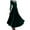 Green, variant on Formal Dresses for Women Ladies Elegant Long Sleeve V Neck Gold Velvet Long Dress Evening Dresses for Women Black L