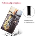 thumbnail image 4 of Allytech for Samsung Galaxy A13 5G Case 3D Effect Creative Pattern Design Cover PU Leather Flip Notebook Magnetic Wallet Case with Wrist Strap Stand Case for Galaxy A13 5G, Tiger, 4 of 7