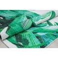 thumbnail image 4 of Elizabeth Sutton MI50A White Palm Floral Modern White Area Rug, 2'7" x 4', 4 of 6