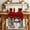 Red, variant on Christmas Table Runner 36 Inches Long Farmhouse Dress Scarves, Snowman Snowflake Trees Watercolor Birds Red Plaid Dining Tablerunner for Coffee Table/Kitchen Island/Party Décor, Small 13" x 36"