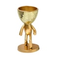 thumbnail image 1 of Grand Support de Jardinière Extérieur Vase en Verre Transparent Moderne Fleur pour Intérieur avec Support Crazy Disco Matchmaker Jardinière pour Succulentes Pot de Jardinière pour Maison Bureau Fenêtre Art Artisanat, 1 of 2