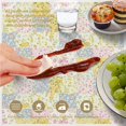thumbnail image 6 of Pioneer Flower Floral Print Pattern Round Tablecloth 60 X 60 Inch, Wrinkle Resistant Wipeable Table Cloth for Kitchen Dining Picnic Patio Party, 6 of 6