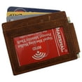 thumbnail image 5 of Money Clip Front Pocket Wallet Leather Strong Magnet Thin Logo Wallets, 5 of 45