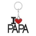 thumbnail image 1 of Llavero con letras "I LOVE PAPA", joyería de metal, llavero para el Día del Padre, regalo de cumpleaños, 1 of 5