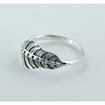 thumbnail image 2 of Navya Craft Leaf Design 925 Sterling Silver Handmade Dainty Minimalist Women Ring Size 10.0, 2 of 6