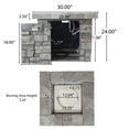 thumbnail image 4 of Angeleno Outdoor Square Fire Pit - 40,000 BTU, Grey, 4 of 8