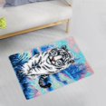 thumbnail image 3 of Carpet Latch Hooking Kits DIY Rug latch hook rug Crochet Yarn Kits for christmas White Tiger, 3 of 9