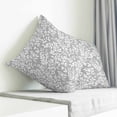 thumbnail image 3 of Grey Spring Floral Pillow Covers 24x24 Inch Decorative Throw Pillow Cover, Farmhouse Flowers Elegant Pastoral Sofa Pillowcases Accent Cushion Case Home Decor Bedroom Living Room, 3 of 6