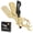 Gold Black, variant on G4 Vision Universal Replaceable Half Blade Straight Razor with 100 Blades, Professional Single Ring Barber Single Edge Shave Razor