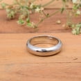 thumbnail image 5 of 925 Solid Silver Band, Handmade Silver Ring Band, Silver Men's Wedding Band, 5 of 8