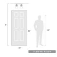 thumbnail image 3 of Yep by Golden Lighting Hines 2-light Semi-Flush Mount in Chrome, 3 of 4