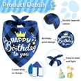 thumbnail image 6 of Vivifying Dog Birthday Bandana Set, Doggie Birthday Party Supplies Decorations, 6 of 7
