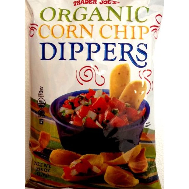 Tj Organic Corn Chips Dippers Simple. Natural. Organic. Delicious! 9.75Oz., 276G. (Pack Of 2