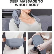 Breo N5 Mini Neck Massager with Heat Vibration Cordless Back Shoulder Massager for Muscle New Year Gift